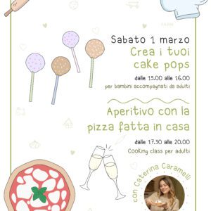 Cooking class Cakepops e Pizza fatta in casa